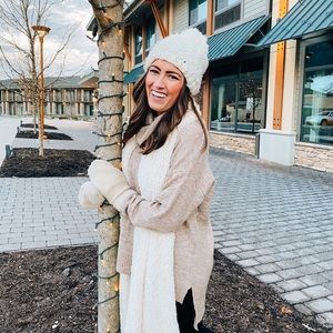 Tan Turtleneck Sweater